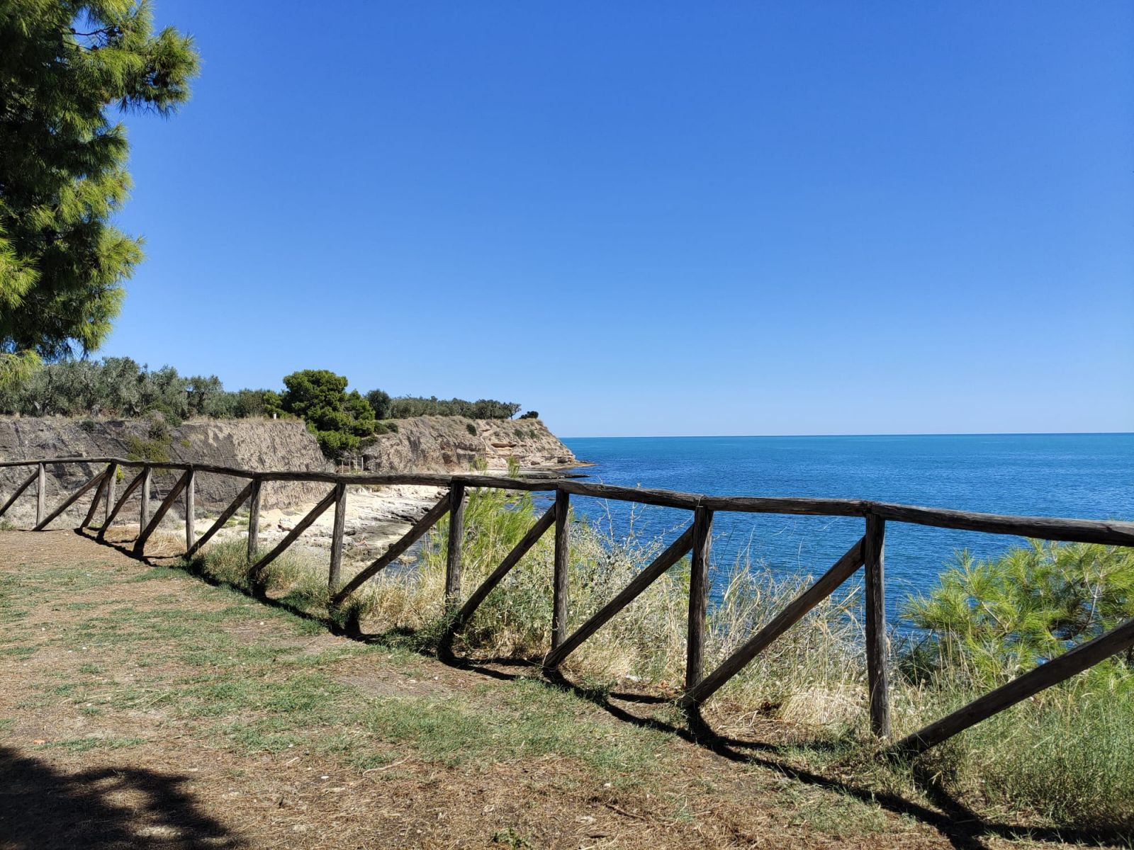 Panoramica della spiaggia di Chianca Masitto